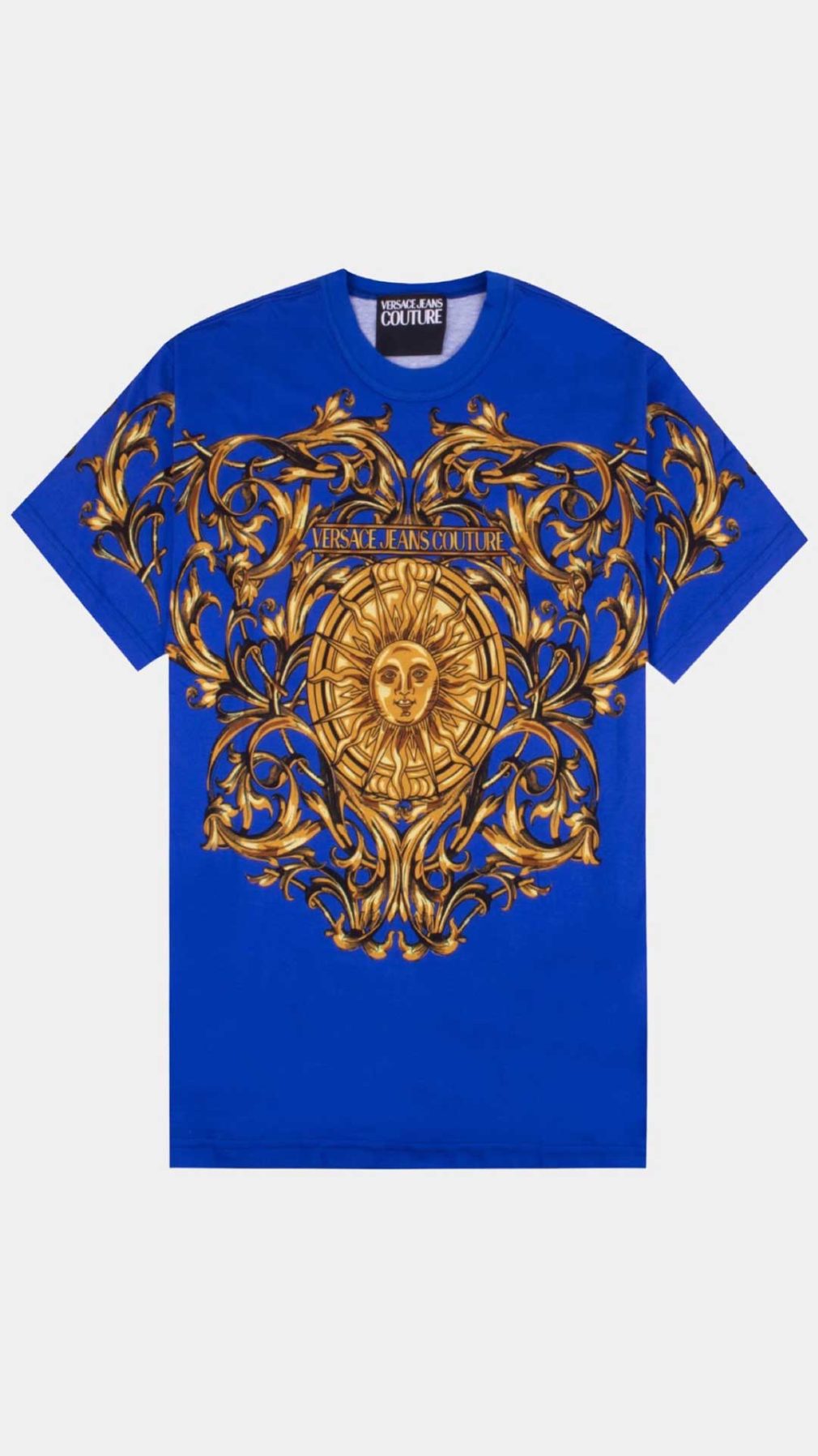 Camiseta Versace Jeans Couture con logotipo parte delantera y trasera