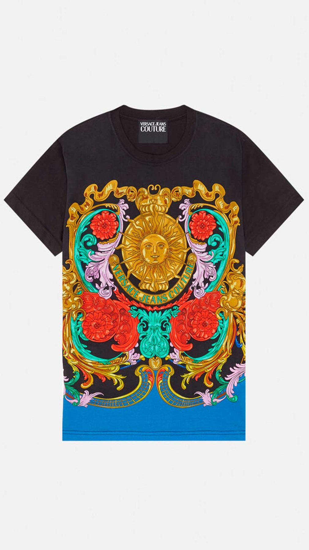 Camiseta Versace Jeans Couture con el estampado Sun Flower Garland