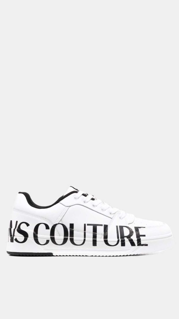 Deportiva blanca Versace Jeans Couture con logotipo en la suela