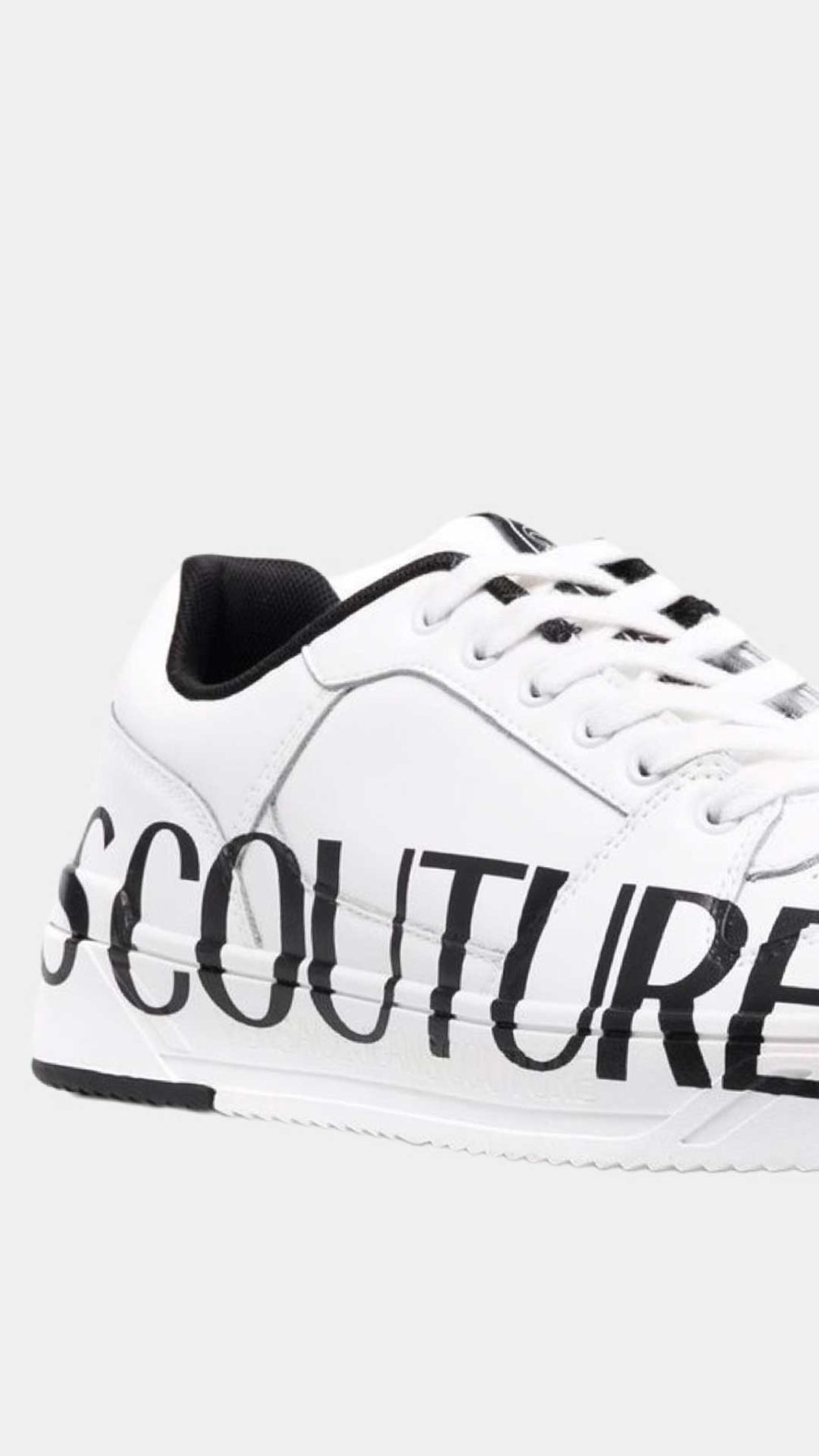 Deportiva blanca Versace Jeans Couture con logotipo en la suela