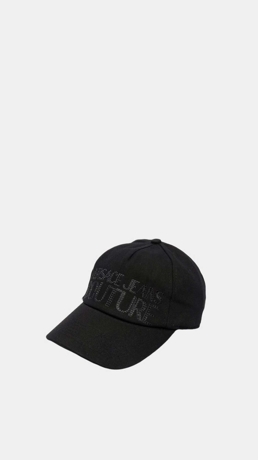 Gorra Versace Jeans Couture con logo con cristalitos negros