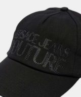 Gorra Versace Jeans Couture con logo con cristalitos negros