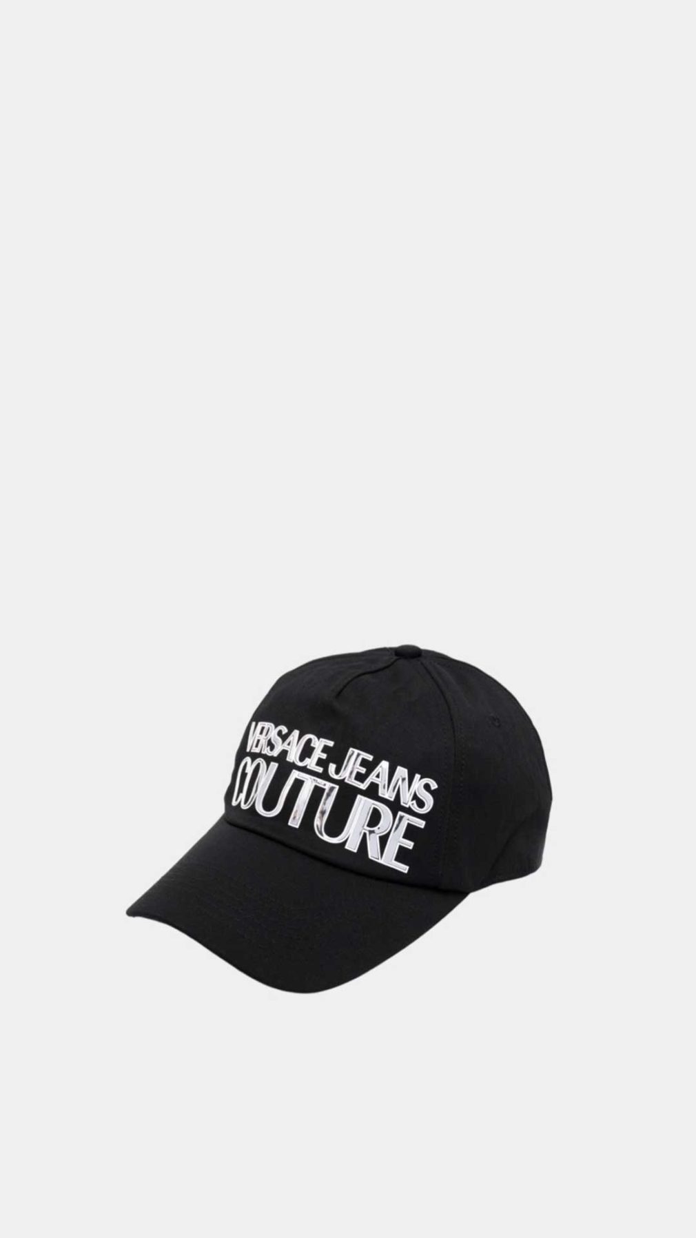 Gorra Versace Jeans Couture con logotipo en relieve plateado en la parte delantera