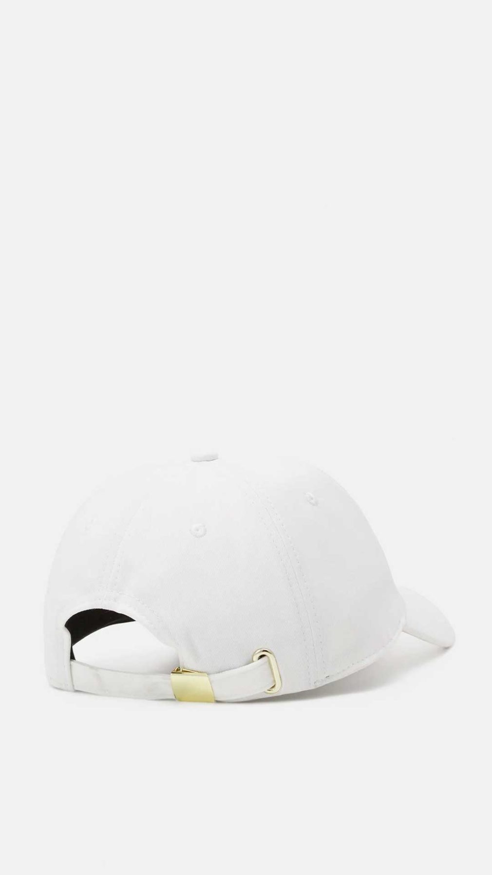Gorra Versace Jeans Couture con logotipo en relieve dorado en la parte delantera