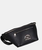 Riñonera Karl Lagerfeld con logotipo Rue St-Guillaume en la parte delantera y doble bolsillo