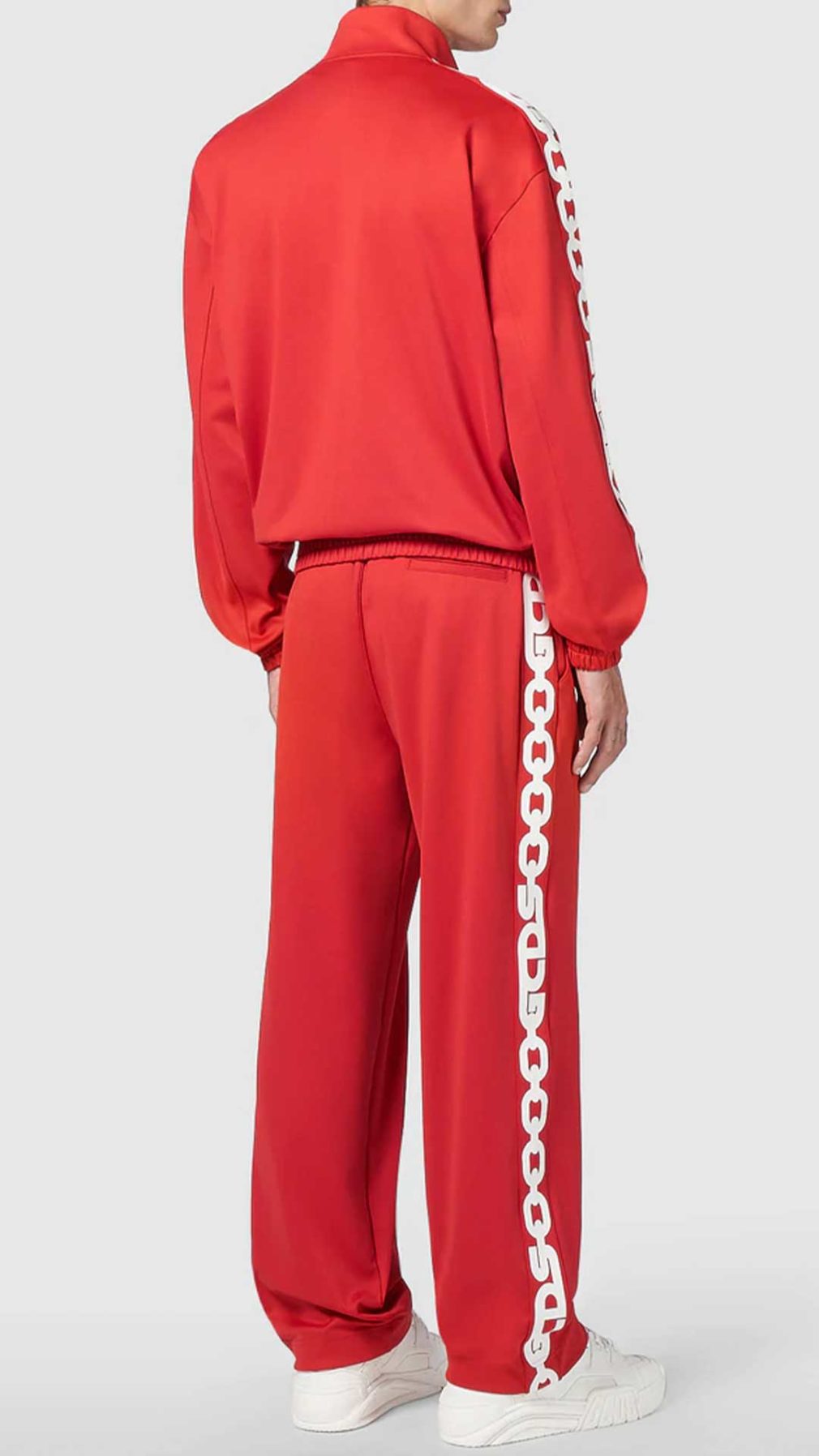 Pantalones de chándal GCDS con banda lateral de cadena gruesa con logo