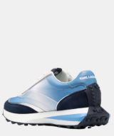 Deportivas azul Karl Lagerfeld con detalles translúcidos en los paneles laterales y un maxi logo estampado