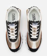 Deportivas  Karl Lagerfeld con detalles translúcidos en los paneles laterales y un maxi logo estampado