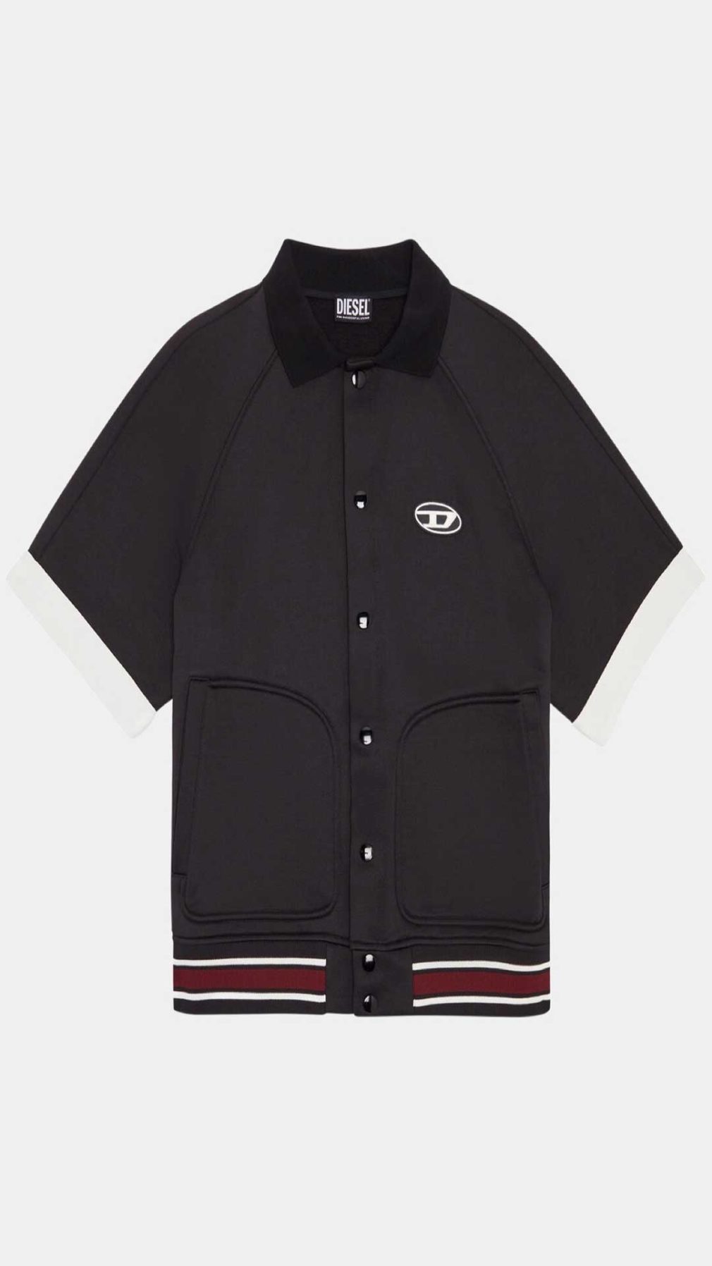 Sudadera Diesel de corte relajado con botones a presión
