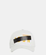 Gorra blanca Dsquared2 con logotipo Icon