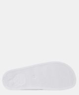 Chancla blanca Karl Lagerfeld con logotipo