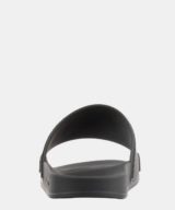 Chancla negra Karl Lagerfeld con logotipo