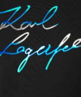 Camiseta  Karl Lagerfeld con logotipo metalizado en la parte delantera