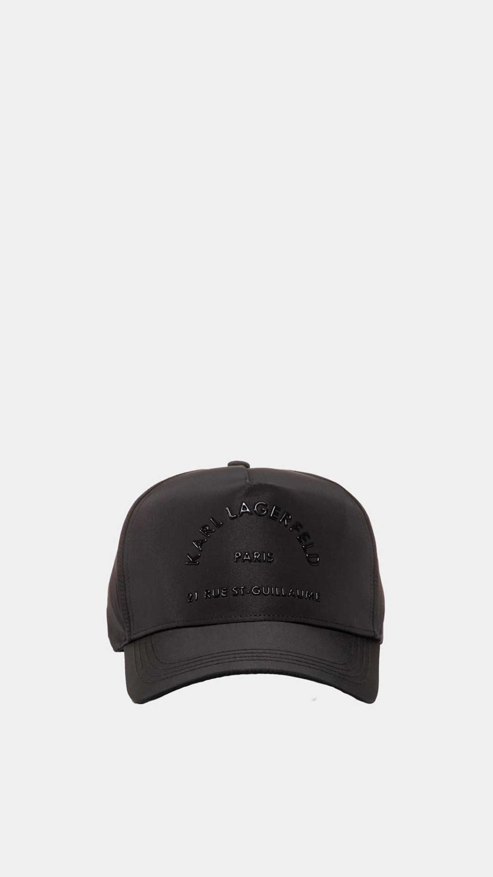 Gorra karl  Lagerfeld con icónico logotipo de 21 Rue St-Guillaume