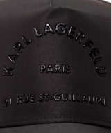 Gorra karl  Lagerfeld con icónico logotipo de 21 Rue St-Guillaume