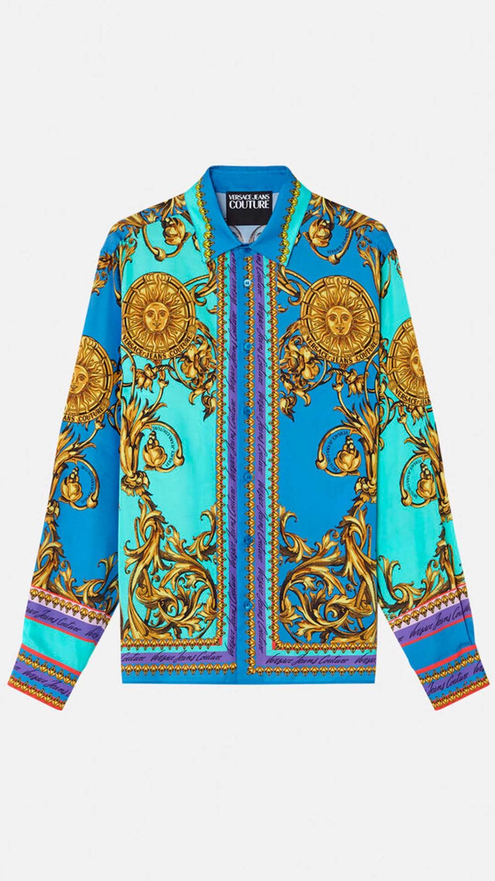 Camisa Versace Jeans Couture con logotipo y estampado Garland Sun