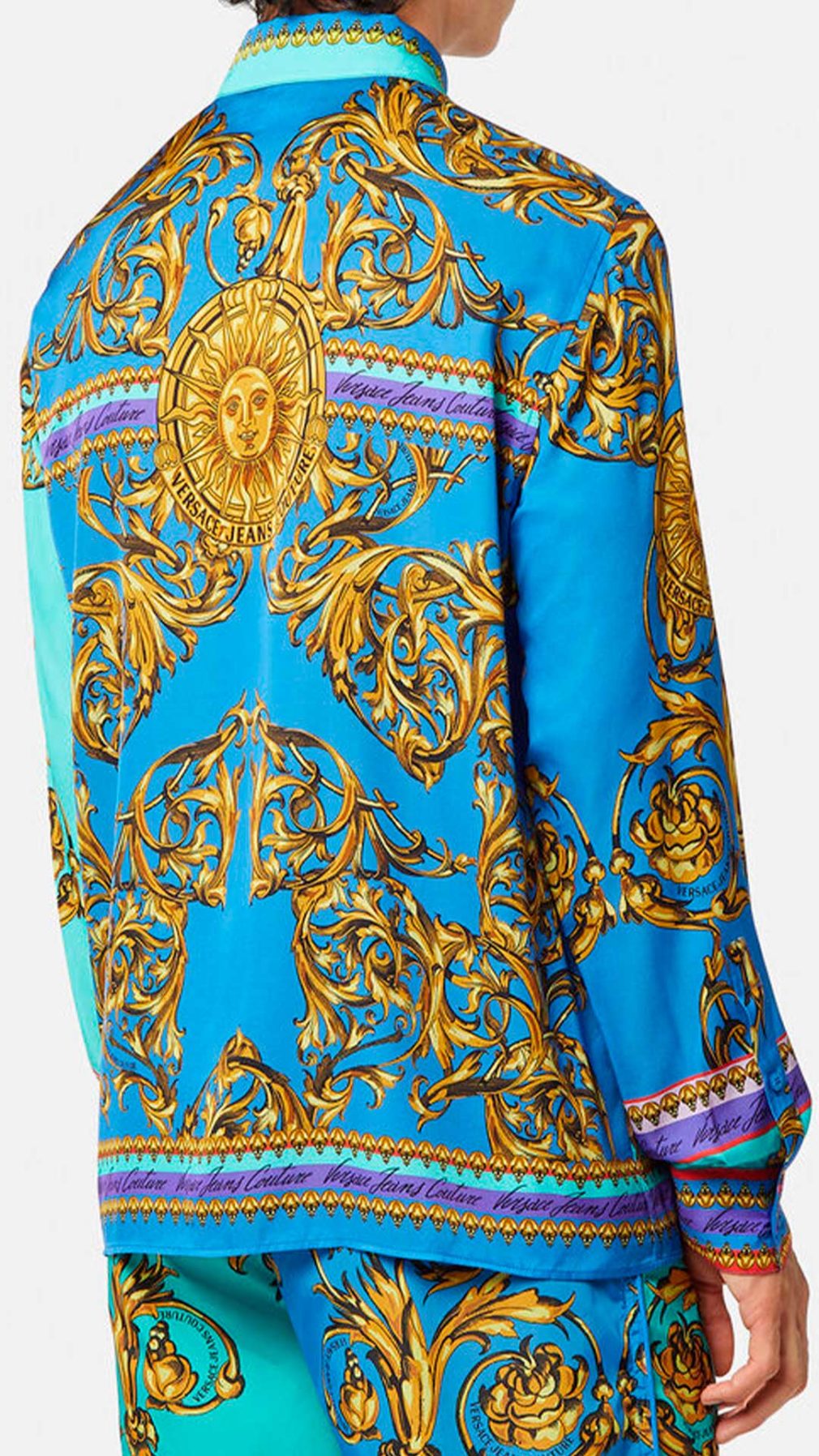 Camisa Versace Jeans Couture con logotipo y estampado Garland Sun