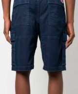 Pantalón corto Diesel de mezclilla con parche del logo