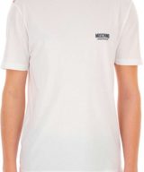 Camiseta blanca de Moschino con logotipo en el pecho