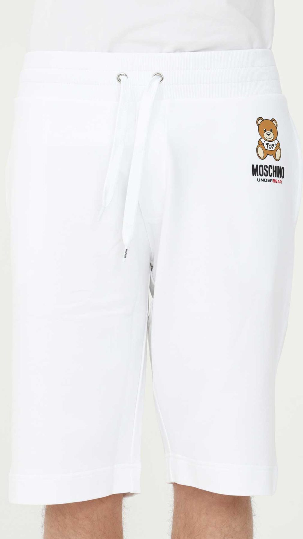 Pantalón corto blanco Moschino logo Teddy Bear