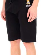 Pantalón corto negro Moschino logo Teddy Bear