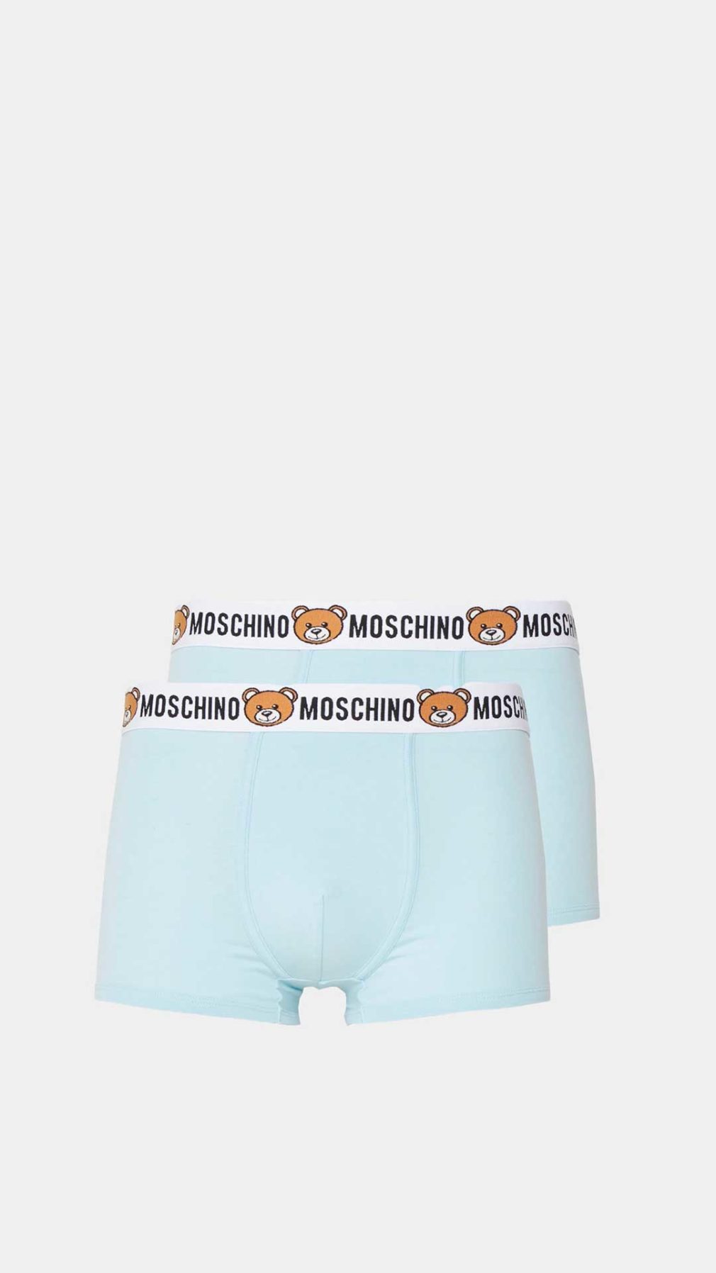 Bóxer Moschino pack de dos en azul con motivo de Tedyy Bear
