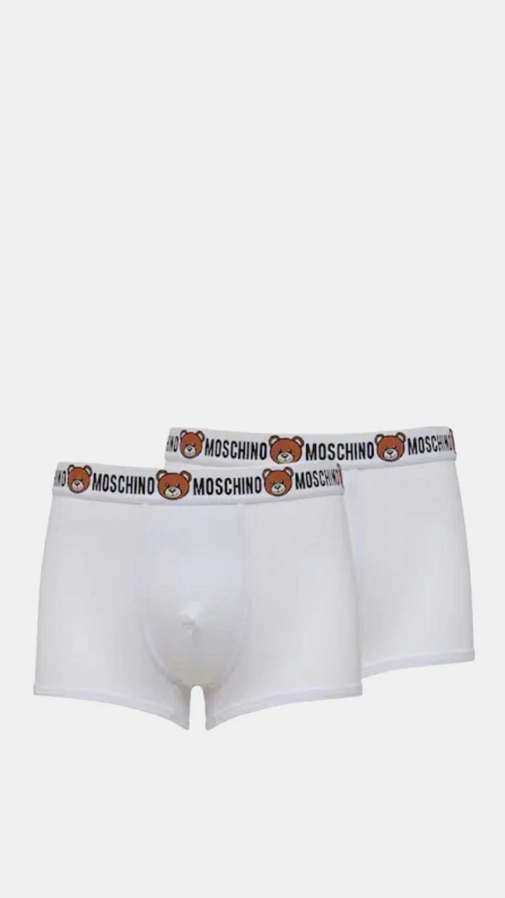 Bóxer Moschino pack de dos en blanco con motivo de Tedyy Bear