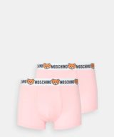 Bóxer Moschino pack de dos en rosa con motivo de Tedyy Bear