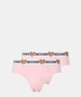 Slip Moschino pack de dos en rosa con motivo de Tedyy Bear