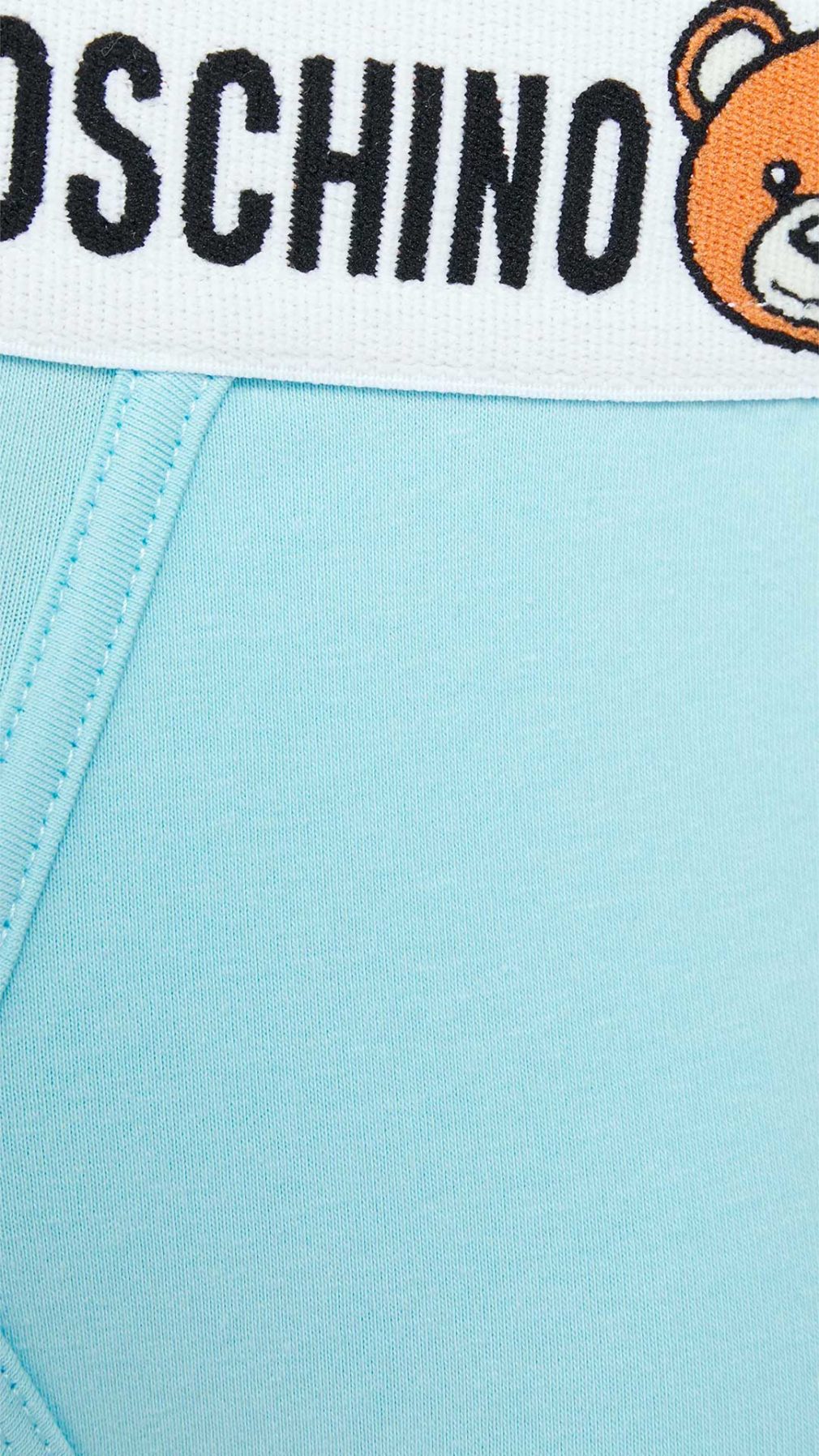 Slip Moschino pack de dos en azul con motivo de Tedyy Bear