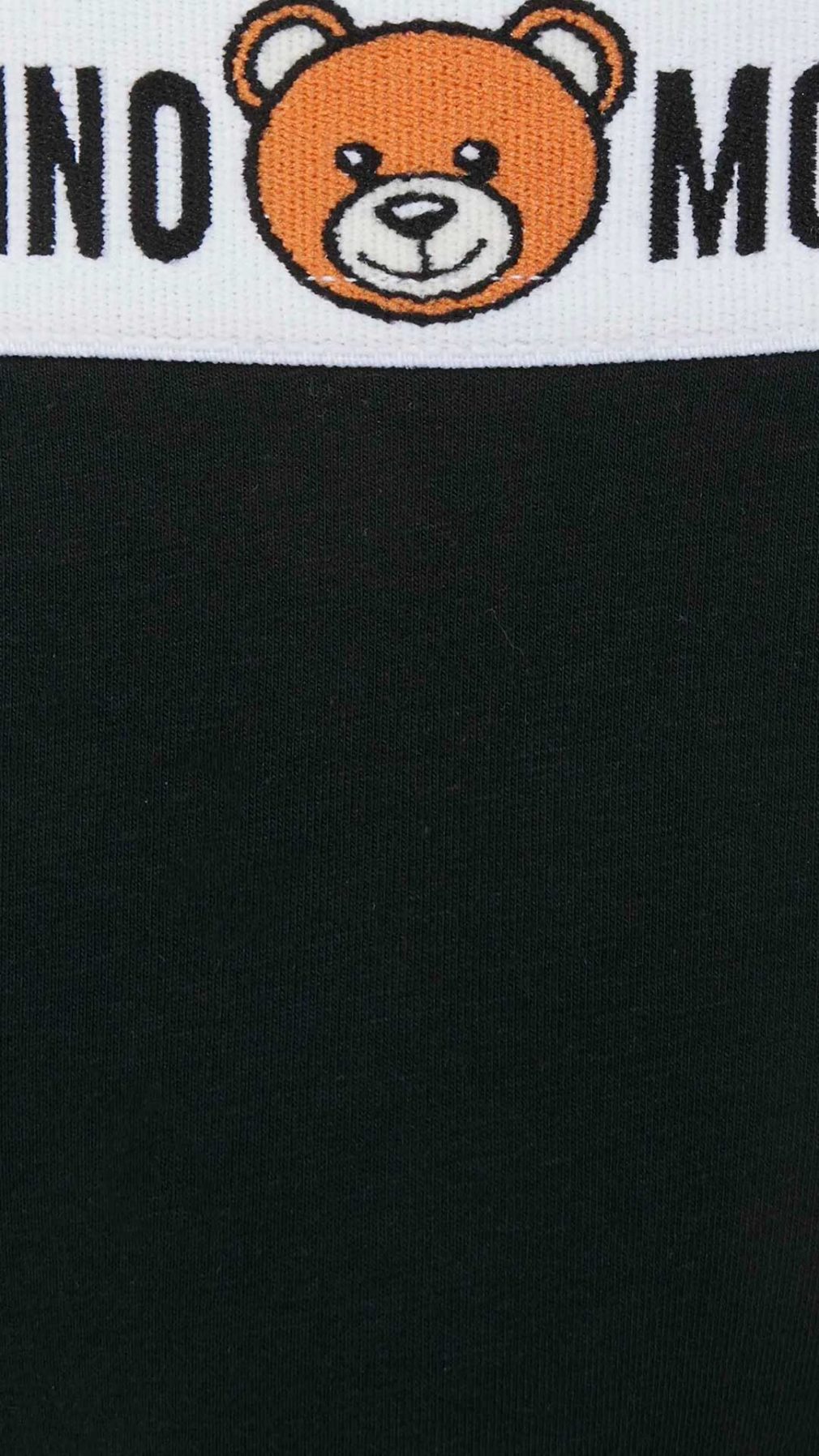 Slip Moschino pack de dos en negro con motivo de Tedyy Bear