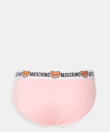 Slip Moschino pack de dos en rosa con motivo de Tedyy Bear