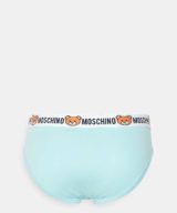 Slip Moschino pack de dos en azul con motivo de Tedyy Bear