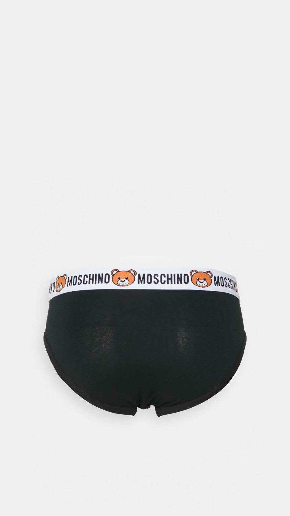 Slip Moschino pack de dos en negro con motivo de Tedyy Bear