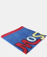 Toalla de playa Moschino con logotipo