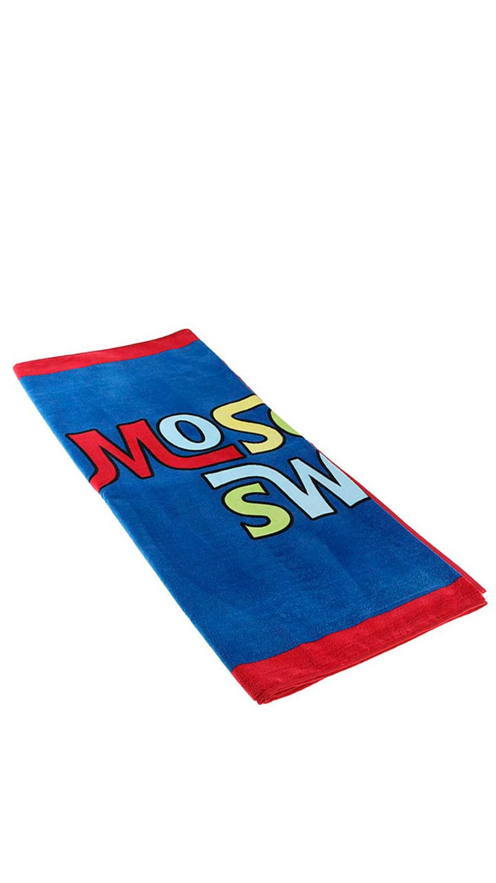 Toalla de playa Moschino con logotipo