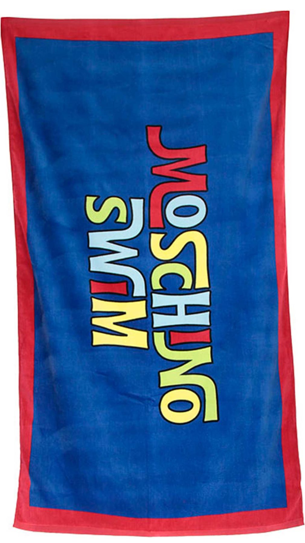 Toalla de playa Moschino con logotipo