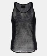 Camiseta Dsquared2 de rejilla con logotipo en etiqueta de la parte parte trasera