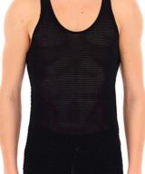 Camiseta Dsquared2 de rejilla con logotipo en etiqueta de la parte parte trasera