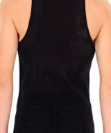 Camiseta Dsquared2 de rejilla con logotipo en etiqueta de la parte parte trasera
