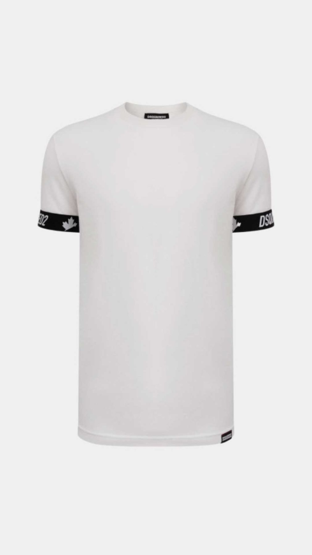 Camiseta blanca Dsquared2 con logotipo