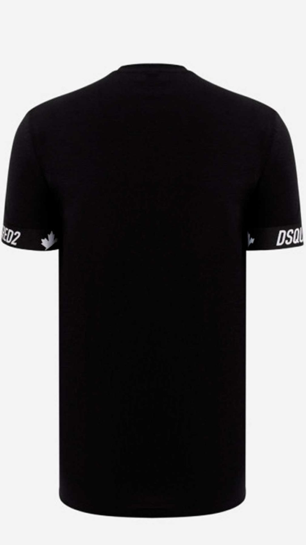 Camiseta negra Dsquared2 con logotipo