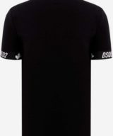 Camiseta negra Dsquared2 con logotipo