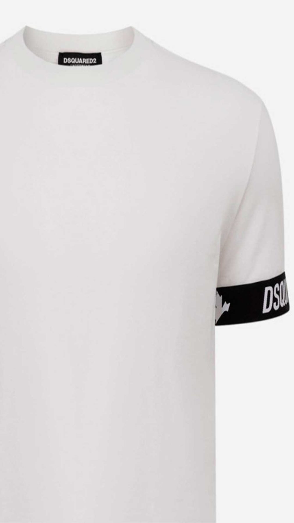 Camiseta blanca Dsquared2 con logotipo