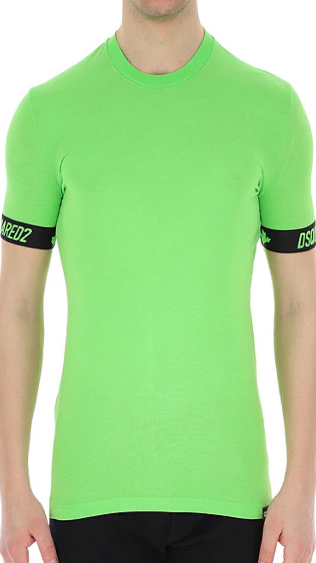 Camiseta verde Dsquared2 con logotipo