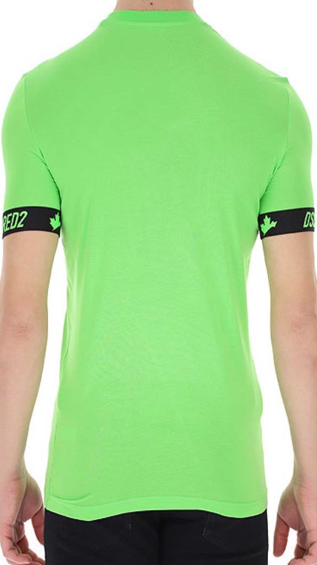 Camiseta verde Dsquared2 con logotipo
