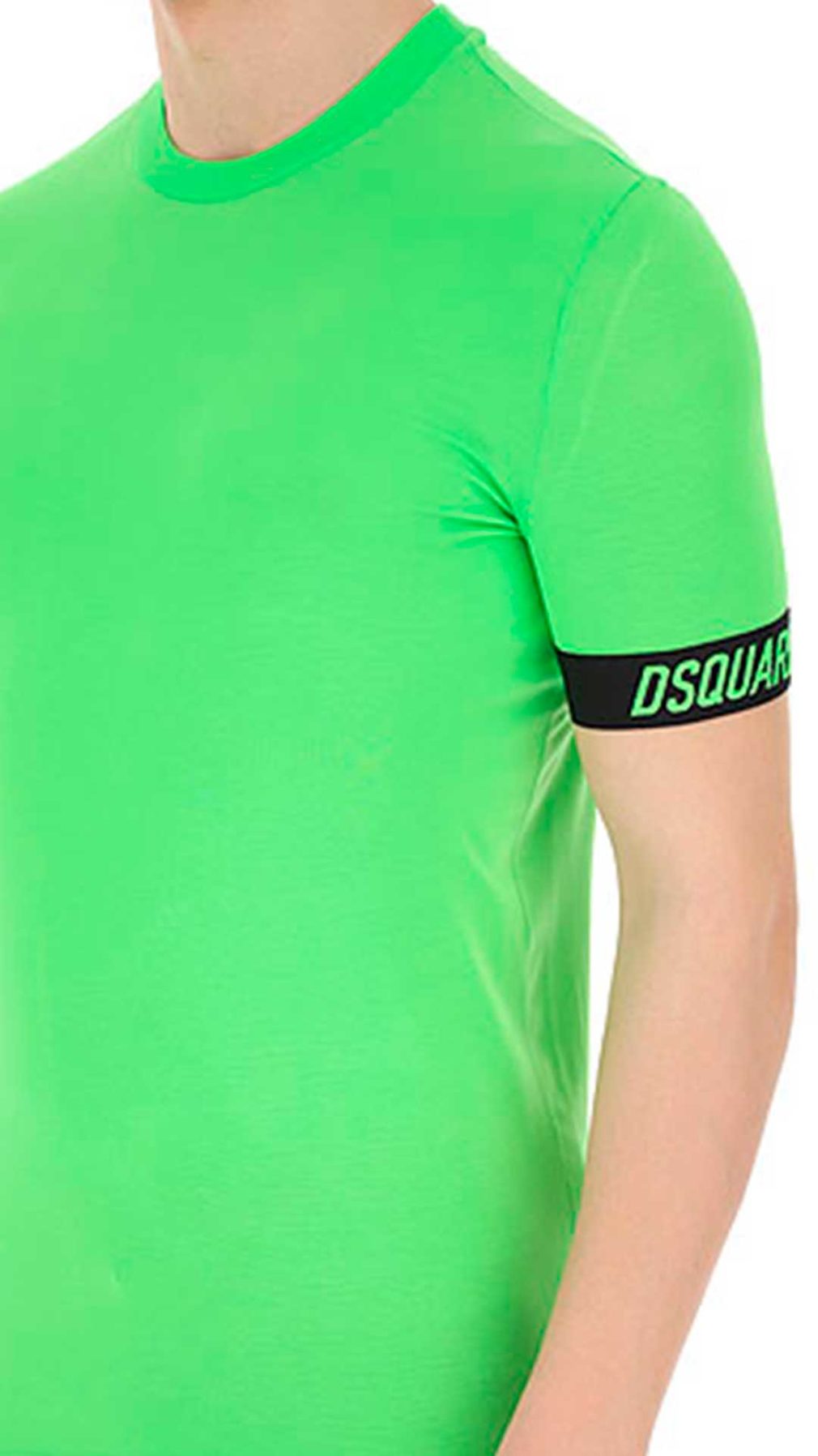 Camiseta verde Dsquared2 con logotipo
