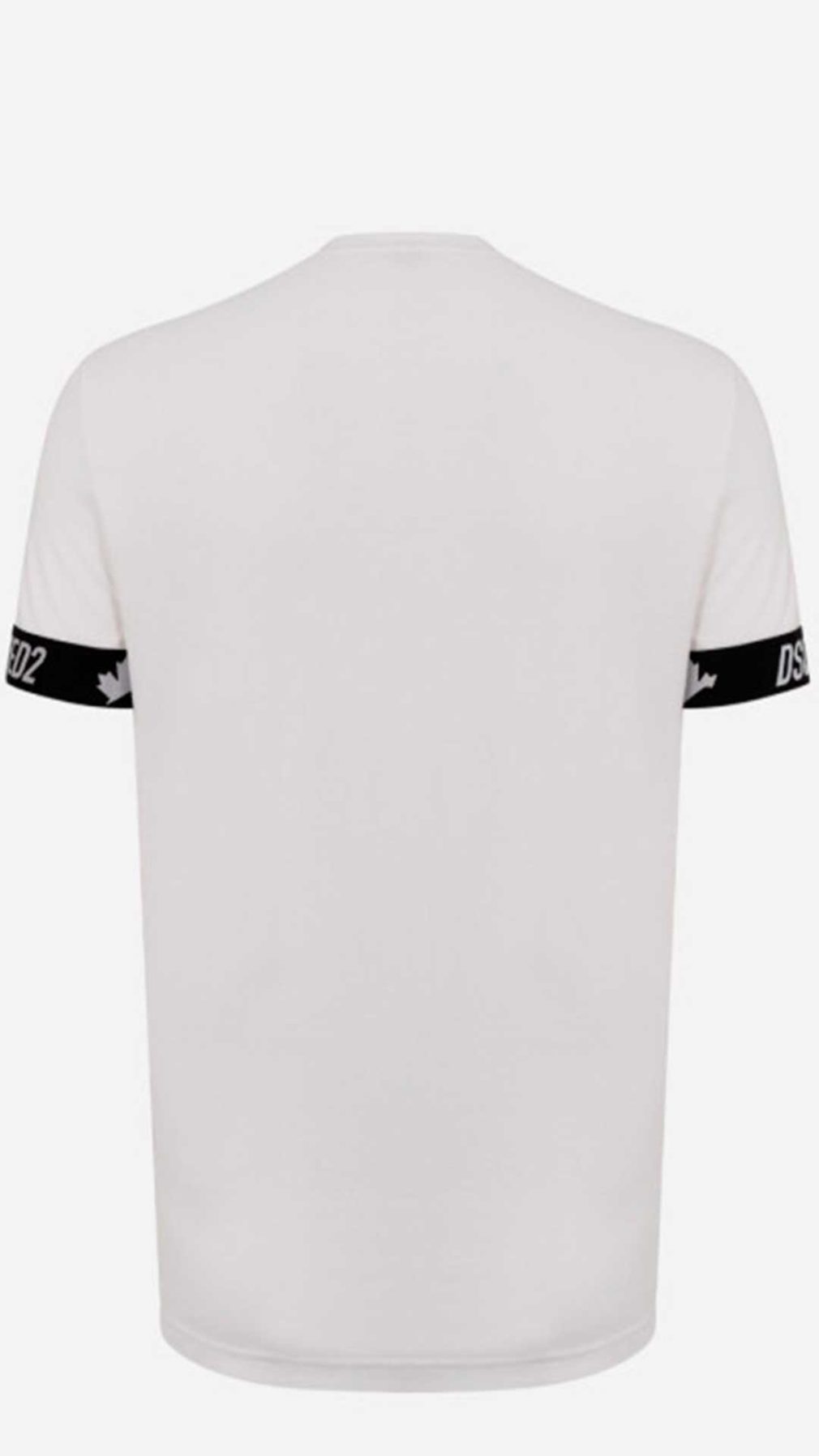 Camiseta blanca Dsquared2 cuello pico