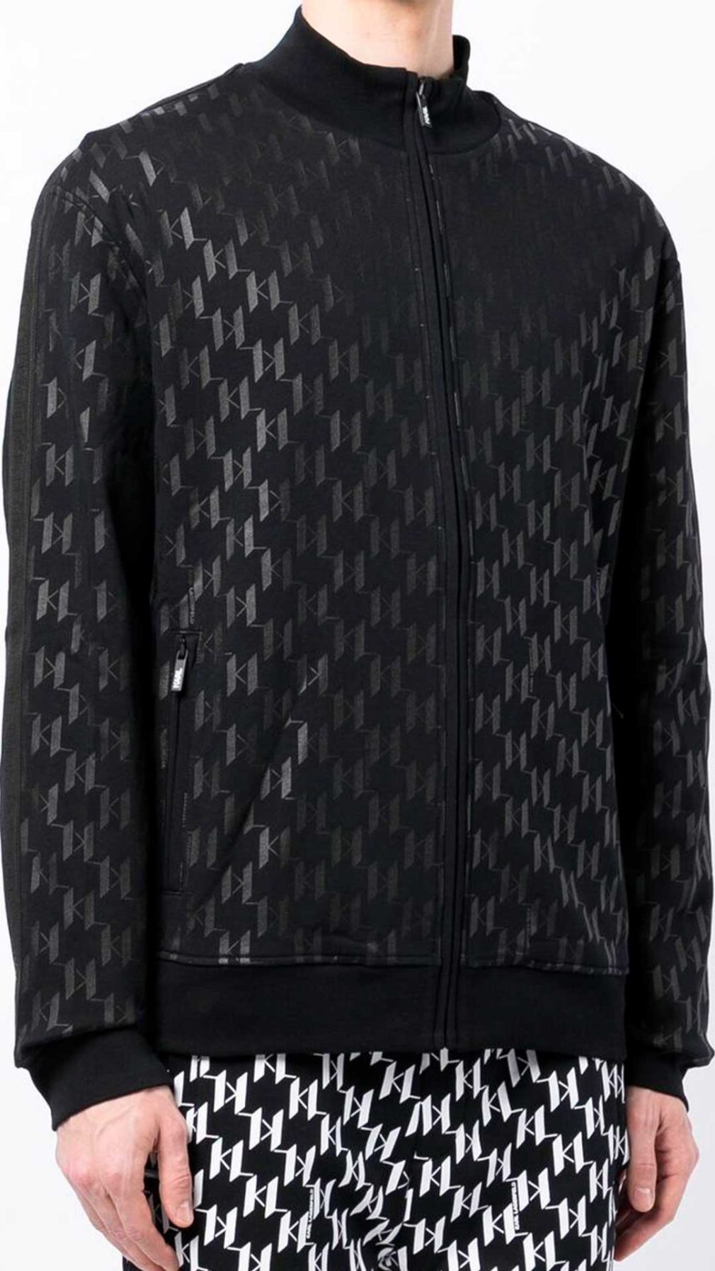 Sudadera Karl Lagerfeld con cremallera