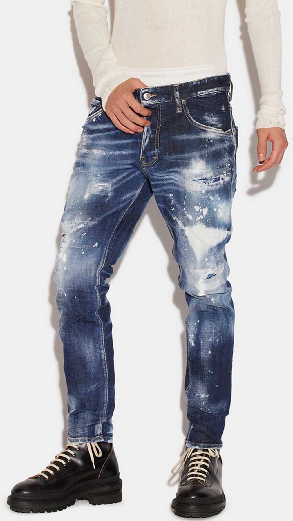 Jeans Skater Dsquared2 Etiqueta ciao bella